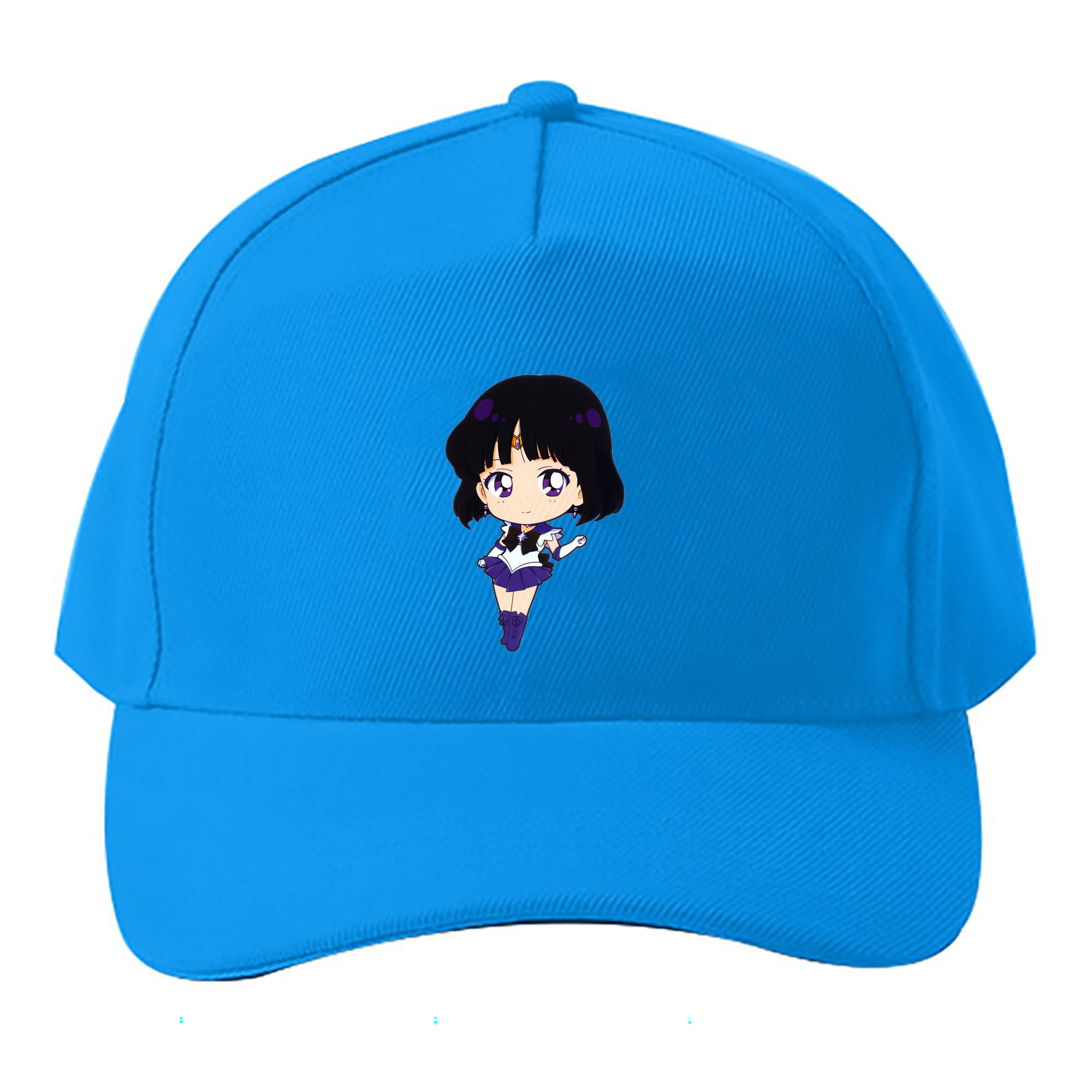 （画像用） 美少女戦士セーラームーン 土萠ほたる Sailor Moon Tomoe Hotaru （セーラーサターン；Sailor Saturn） ベースボールキャップ 綿100％ 男女兼用 帽子 スポーツ